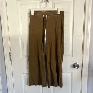 MATE the Label Thermal Wide-Leg Pant (Khaki Green)